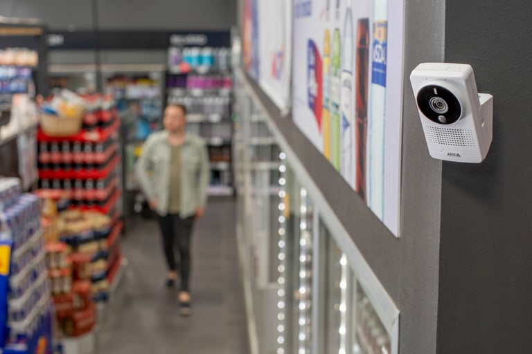 Axis Camera Petrol Station