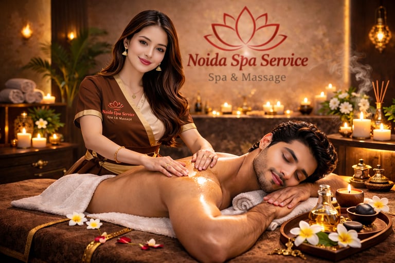 Professional Spa & Massage Services Near Wave Mall,Noida spa service