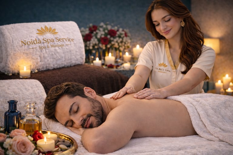 Massage at Home Near Sector 62 Metro