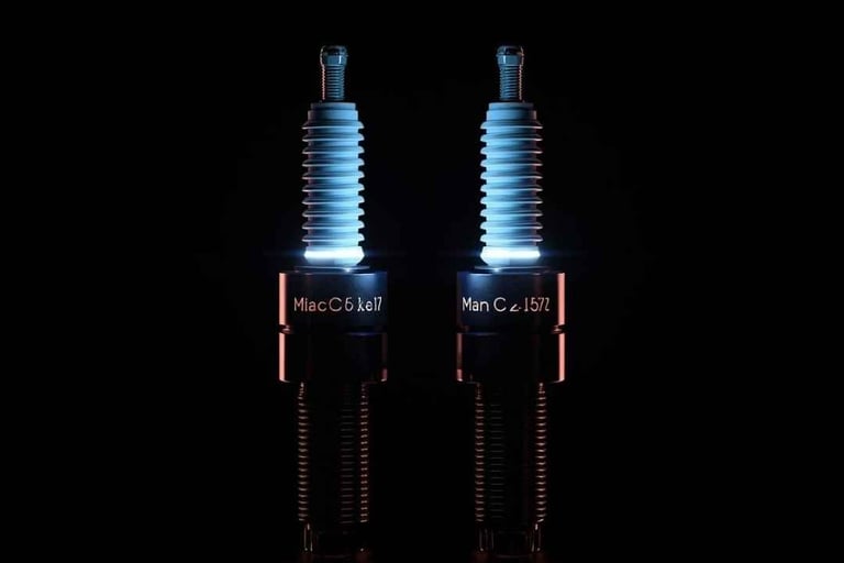 Imagem da velas de ignição de um automóvel. 