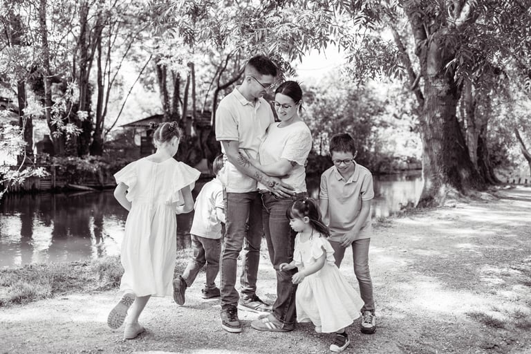 Photographe famille marais de bourges