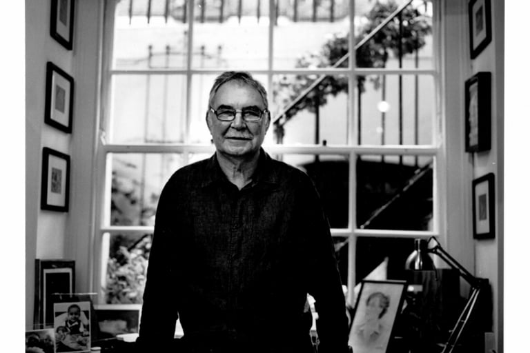 Portrait of a master printer and fine art photographer, Adrian Ensor. Author: Slawek Dejneka