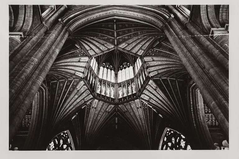 Ceiling in Ely Cathedral, Cambridgeshare. Creator: Slawek Dejneka