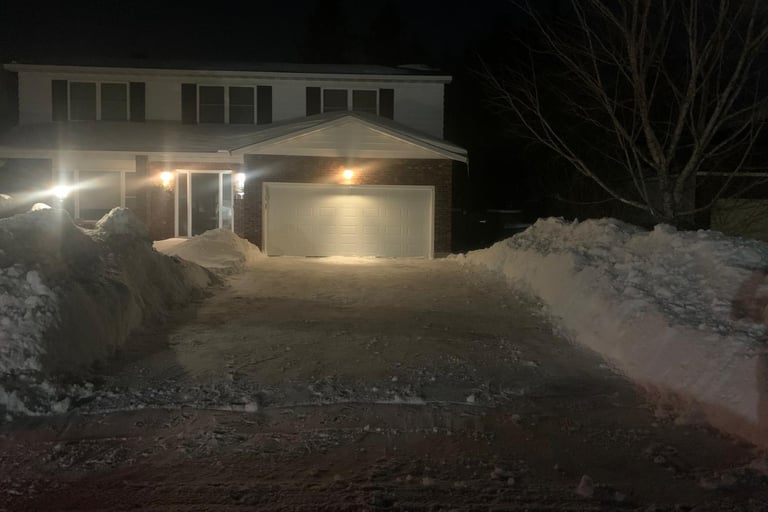 snow removal from driveway