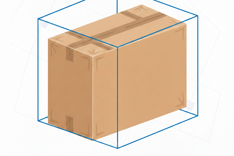 ejemplo para estimar el volumen de una mudanza internacional