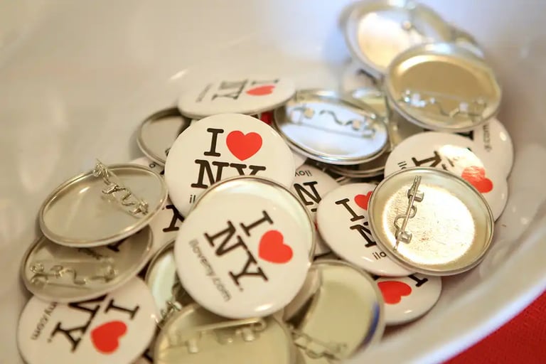 I Love New York Logo Pin FEVR Motion Graphics Company New York