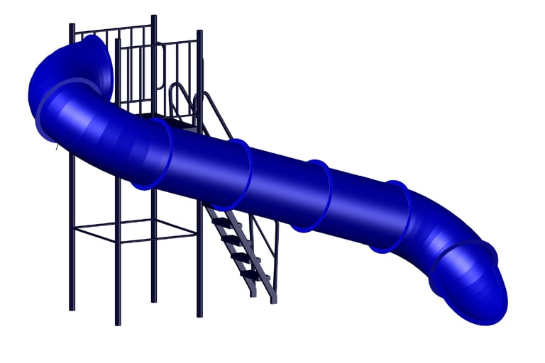 juego acuático pileta tobogán