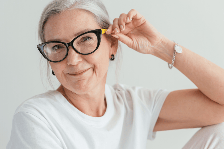 Personne âgée mais dynamique