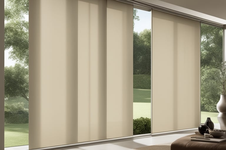 Šviesiai rudos širmos