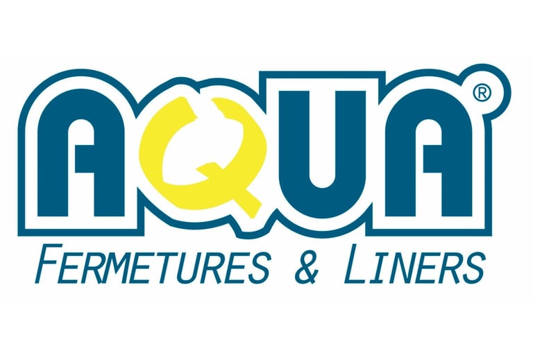 Logo de l'entreprise AQUA FERMETURES, partenaire d'Aquaref Piscine