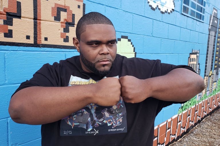 Christian rapper Omega Sparx