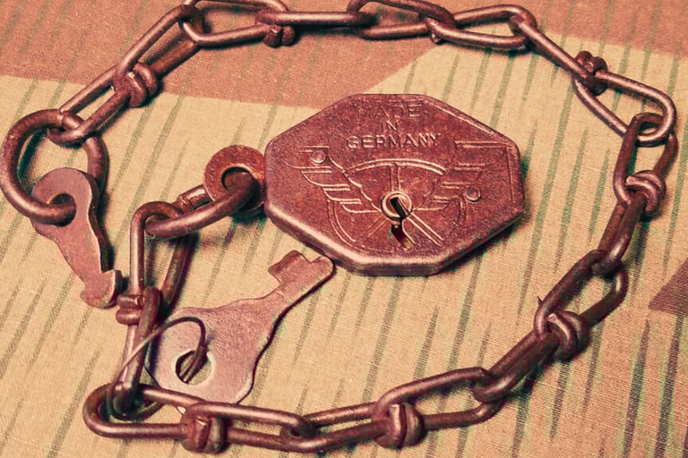bisiklet kilidi vintage