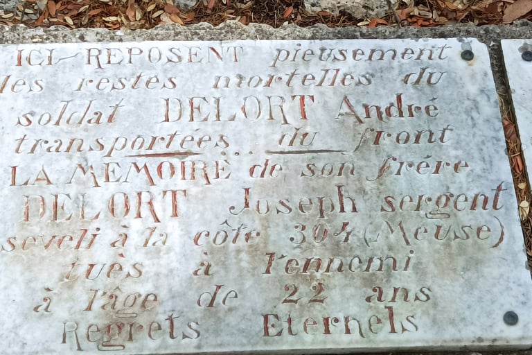 A Witness to one of many tragedies of war