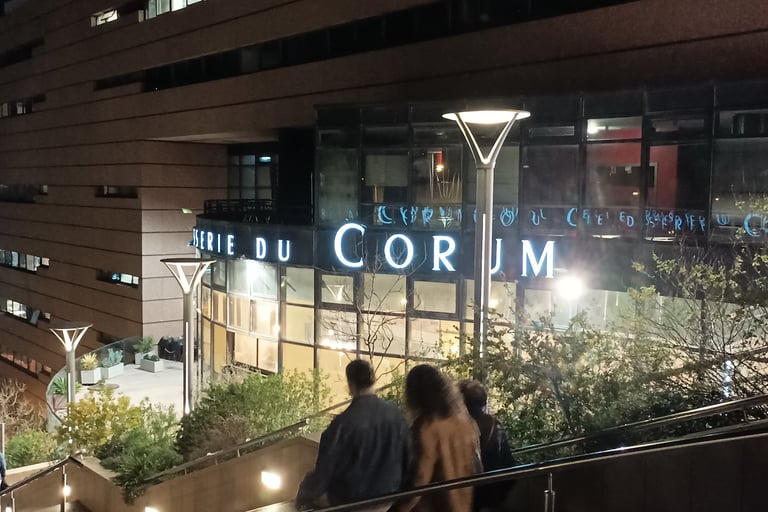The Brasserie du Corum.