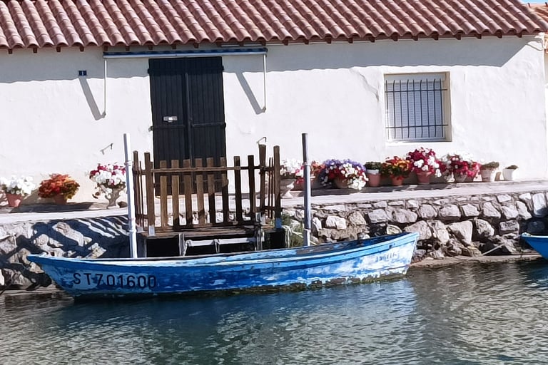 A nearby cottage