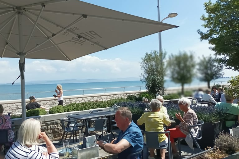 Cafés are buzzing.