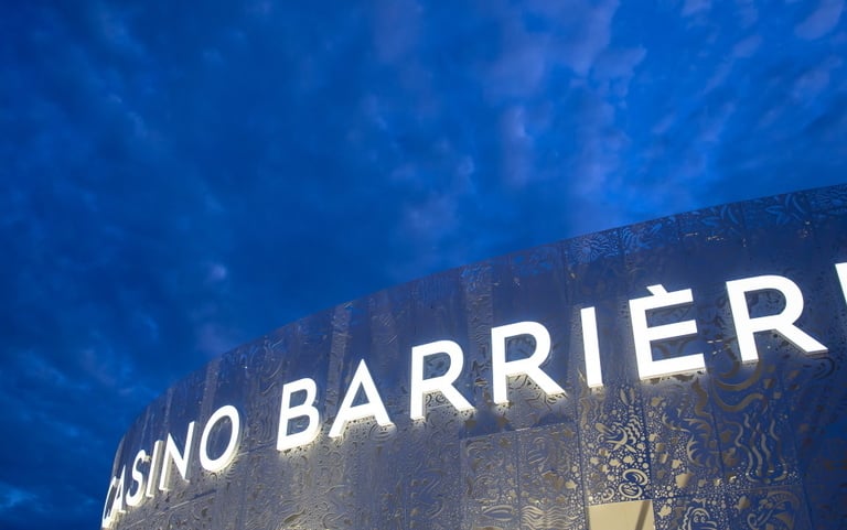 The newly constructed Casino at Cap d'Agde
