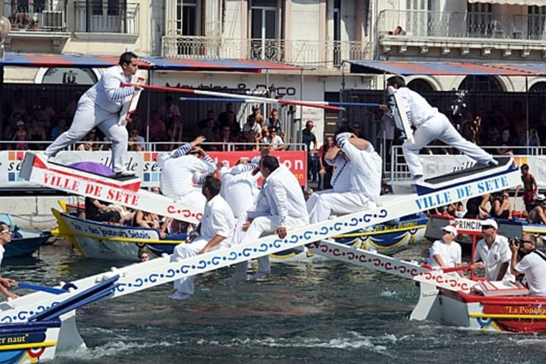 Water jousting event at Sète