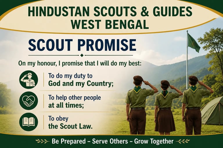 Scout Promise Hindustan Scouts & Guides West Bengal