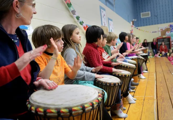 school holiday with drums