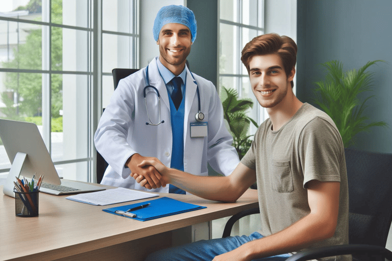 Patient returned for planned surgery