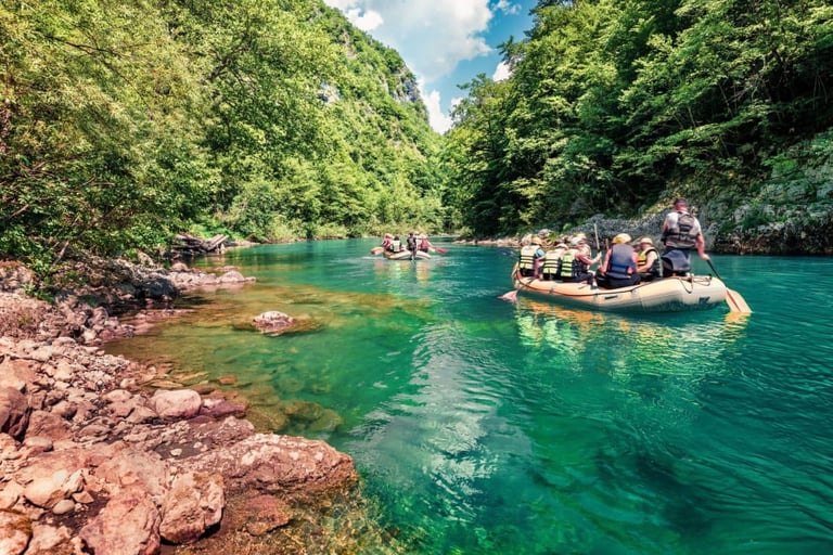 Tara river canyon in Montenegro