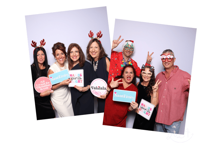 The Grove LWR holiday photo booth party