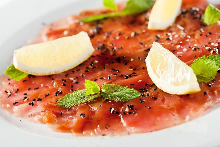 Carpaccio di tonno | © Cookingwiththehamster