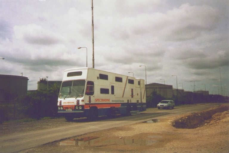 24t DIAL vehicle with met mast extended