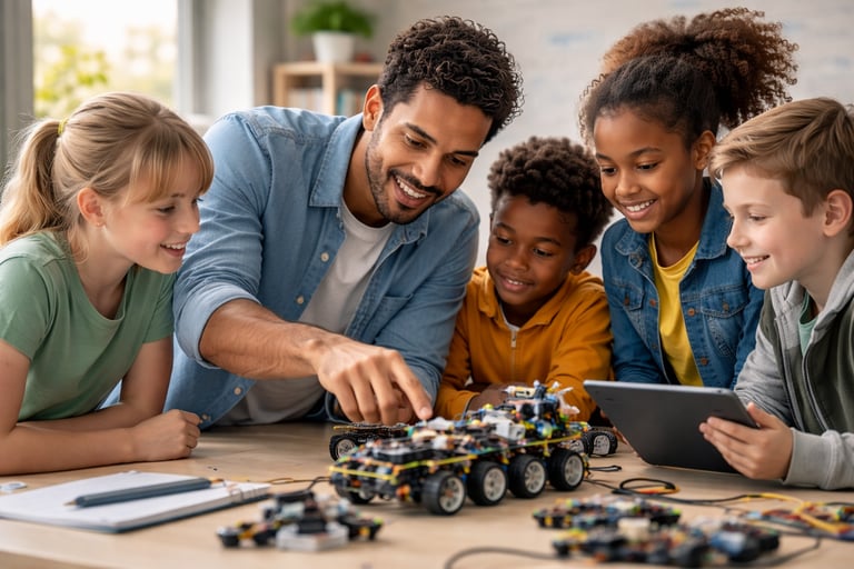 Aprendendo robótica na sala de aula