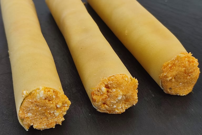 canelones de calabaza