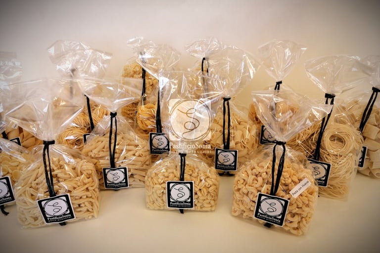 diferentes formas de pasta seca