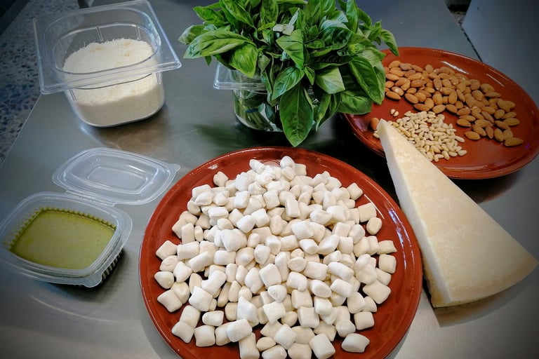 ñoquis e ingredientes