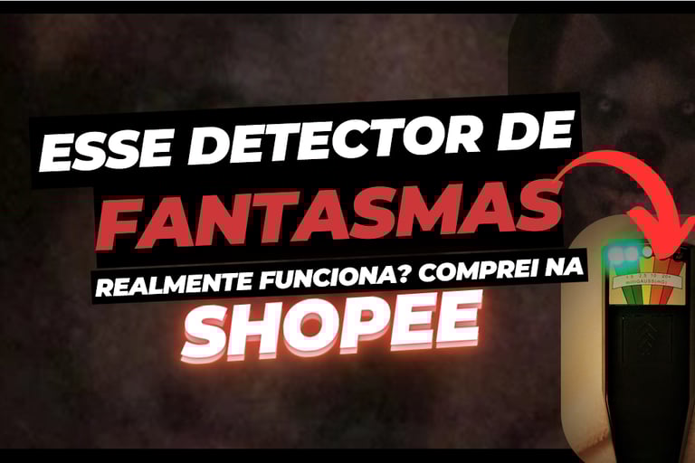 detector de fantasma EMF shopee