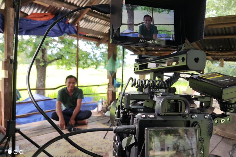 video production in laos, ຖ່າຍທຳວີດີໂອ
