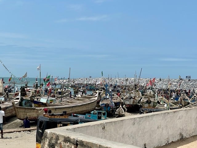 Ghana Cape Coast Castle Hafen Sklavenfestung