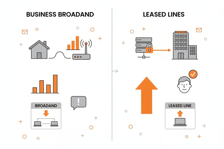 Independent consultancy comparing leased lines and business broadband suppliers
