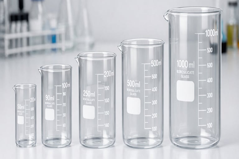 MAYALAB Borosilicate Glass Beaker 500ml