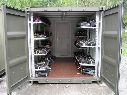 onsite storage use of shipping containers for businesses