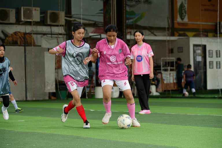 mantang united angels go futsal