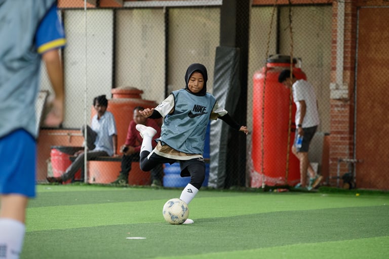 mantang united angels go futsal