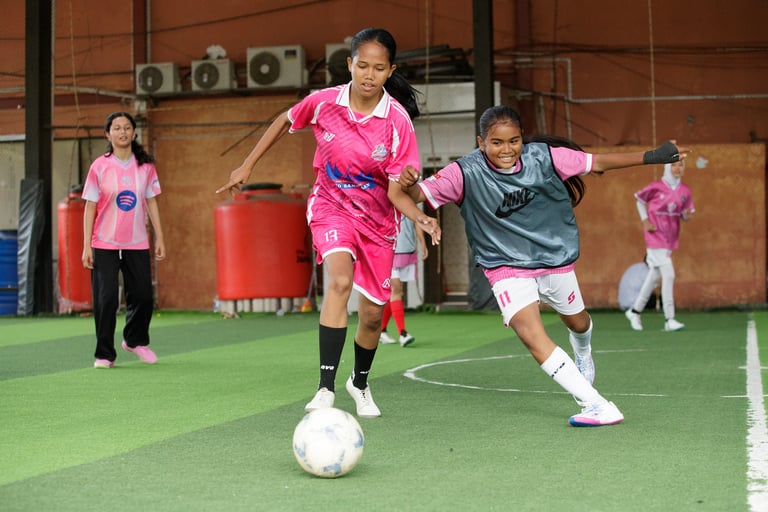 mantang united angels go futsal