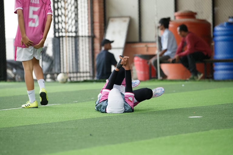 mantang united angels go futsal