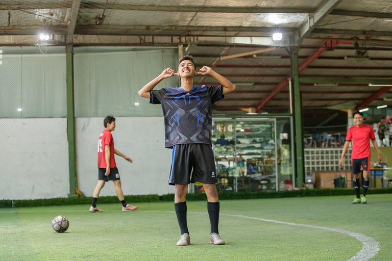 futsal ikan daun