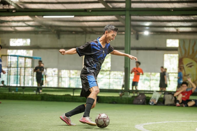 futsal ikan daun