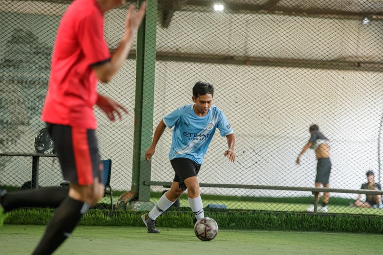 futsal ikan daun