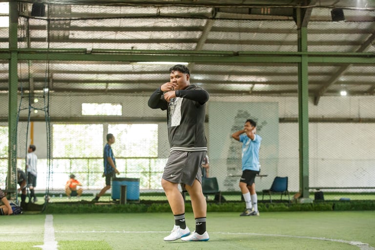 futsal ikan daun