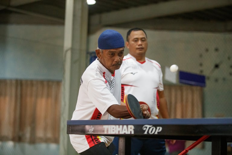 ping-pong postel