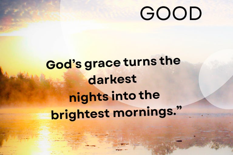 Divine light shining from the sky symbolizing God's grace and blessings