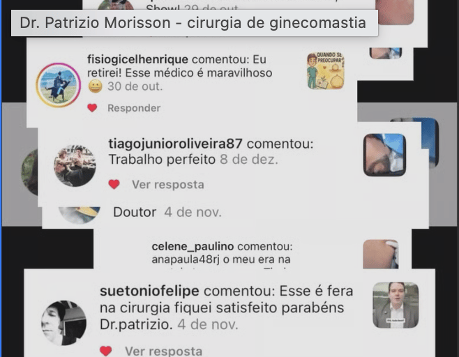 depoimentos dos pacientes